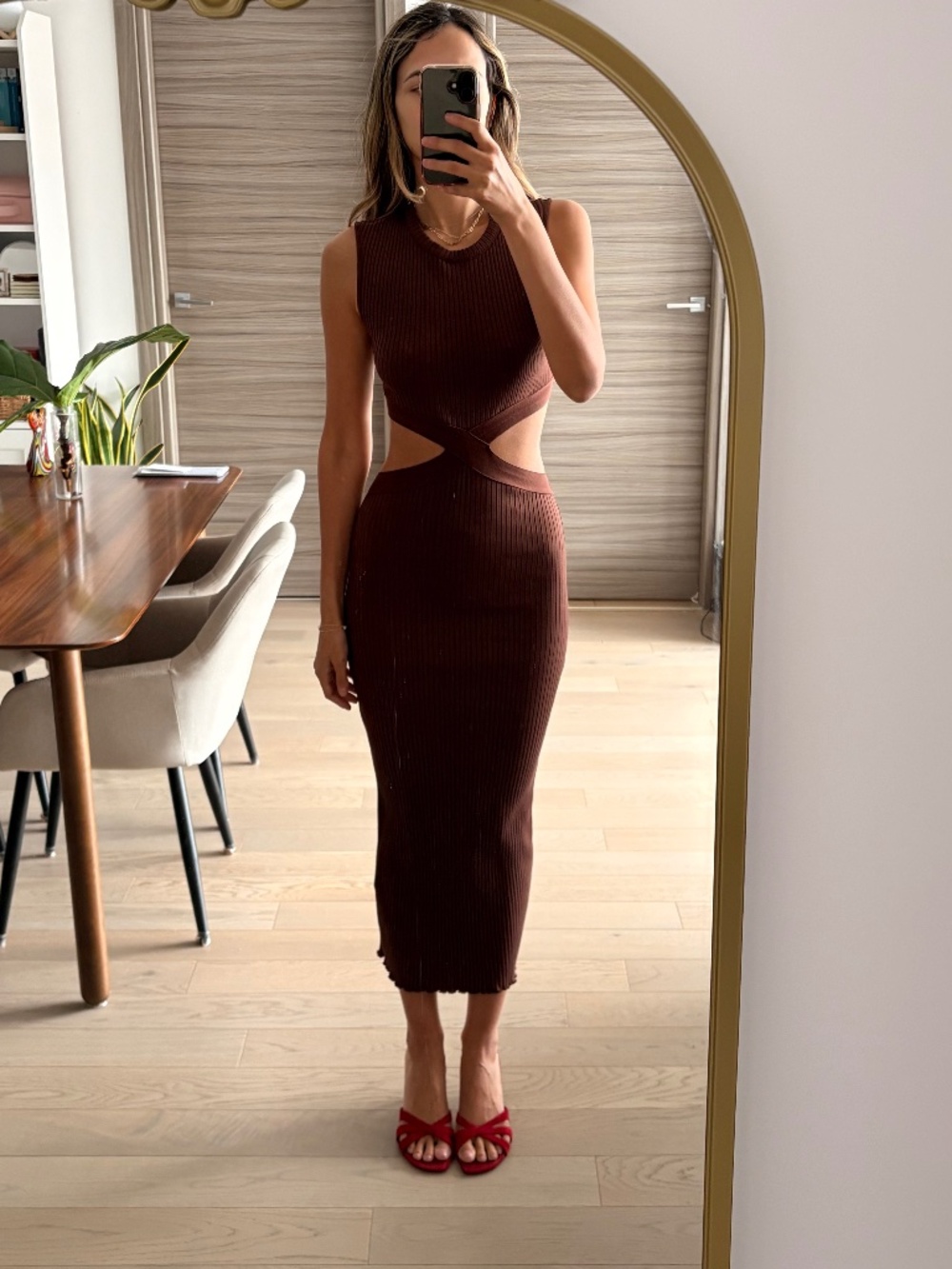 Zara cutout dress size s